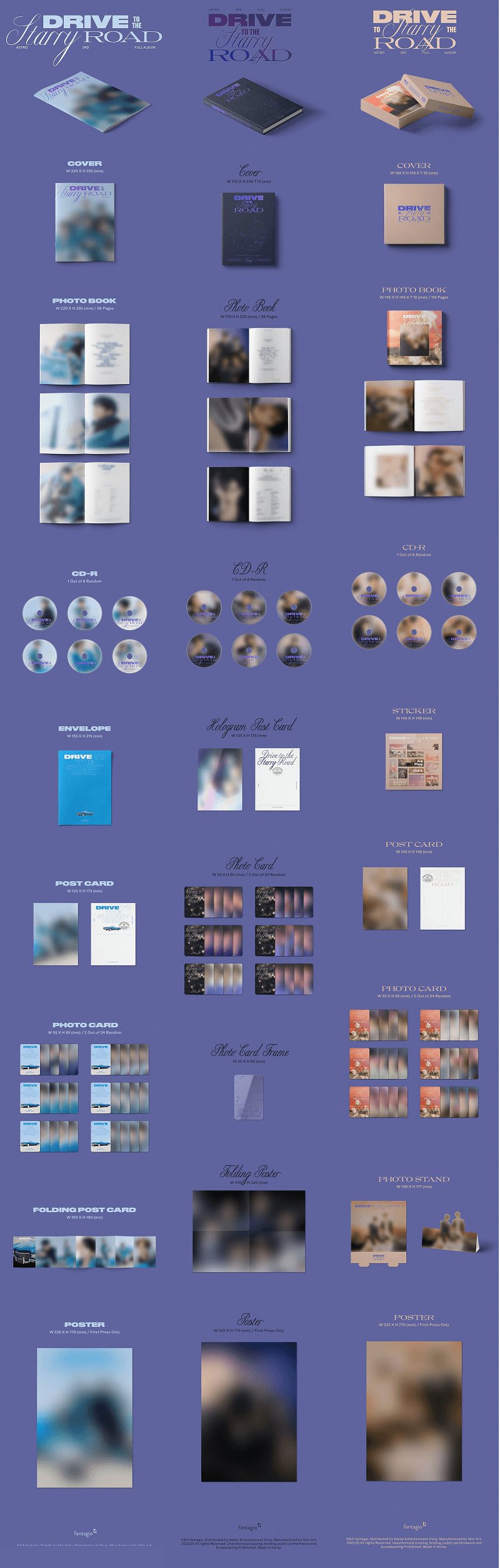ASTRO Drive to the Starry Road ◇新品未開封◇ ASTRO - Drive to the Starry Road [Drive+Starry+Road ver. SET